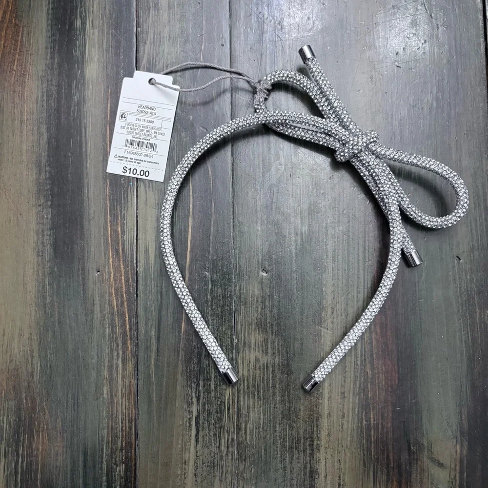 a new day Silver Bow Headband - Picture 2 of 3